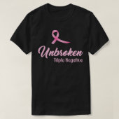Ongebroken Triple negatief T-shirt (Design voorkant)