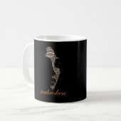Ongebroken Vrouw Typography Koffiemok (Voorkant links)