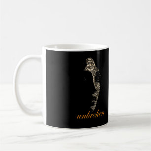 Ongebroken Vrouw Typography Koffiemok