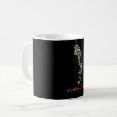 Ongebroken Vrouw Typography Koffiemok (Voorkant links)