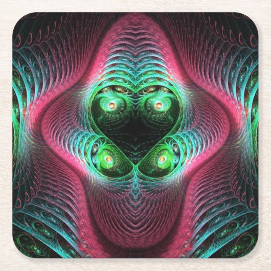 Ongebruikelijk en Abstract Kartonnen Onderzetters (Voorkant)