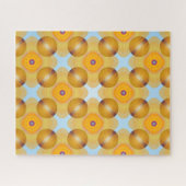 Ongebruikelijk geel geometrisch legpuzzel (Horizontaal)