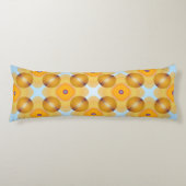 Ongebruikelijk geel geometrisch lichaamskussen (Voorkant)