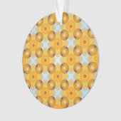 Ongebruikelijk geel geometrisch ornament (voorkant)