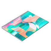 ongebruikelijk helder kleurrijk abstract patroon notitieboek (Linkerzijde)