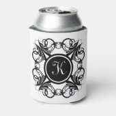 Ongebruikelijk mooi met monogram blikjeskoeler (Blikje Achterkant)