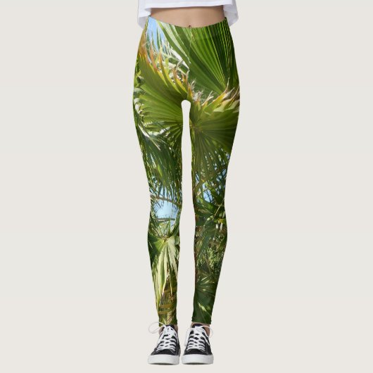 Ongebruikelijk ontwerp dames stretch leggings (Voorkant)