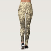 Ongebruikelijk ontwerp dames stretch leggings (Achterkant)
