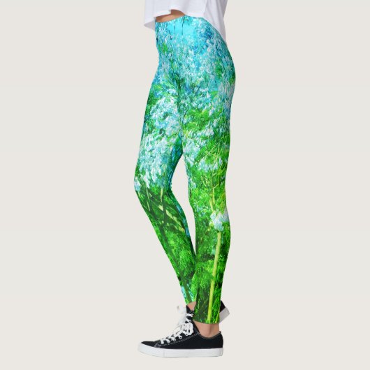 Ongebruikelijk ontwerp vrouw stretch leggings (Links)