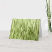 Ongebruikelijk Peridot Green Blank Notecard Bedankkaart (Voorkant)