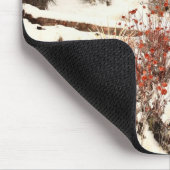 Ongebruikelijk sneeuwblaasje op de Joshua-bomen (  Muismat (Hoek)