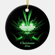 Ongebruikelijke Alien Kerstbal met Jaar