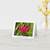 Ongebruikelijke Braziliaanse kaarsen Groeten Bedan Kaart (Gele Bloem)