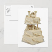 Ongebruikelijke bruiloft briefkaart (Voorkant / Achterkant)