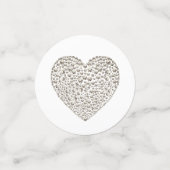 Ongebruikelijke  bruiloft op maat confetti (Kleine voorkant)