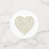 Ongebruikelijke bruiloft op maat confetti (Kleine voorkant)