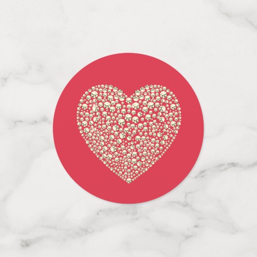 Ongebruikelijke  bruiloft op maat confetti (Kleine voorkant)