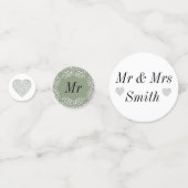 Ongebruikelijke  bruiloft op maat confetti (Voorkanten)