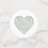 Ongebruikelijke  bruiloft op maat confetti (Kleine voorkant)