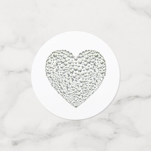 Ongebruikelijke  bruiloft op maat confetti (Kleine voorkant)