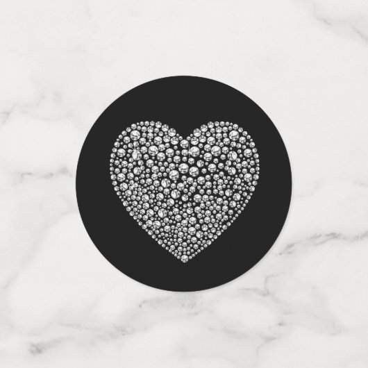 Ongebruikelijke  bruiloft op maat confetti (Kleine voorkant)