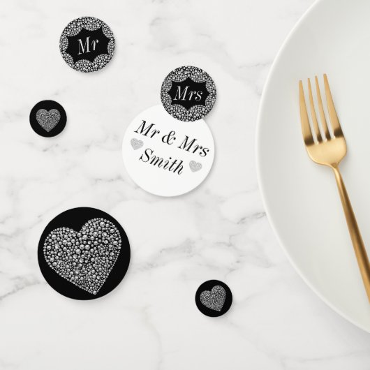 Ongebruikelijke bruiloft op maat confetti (Groep)