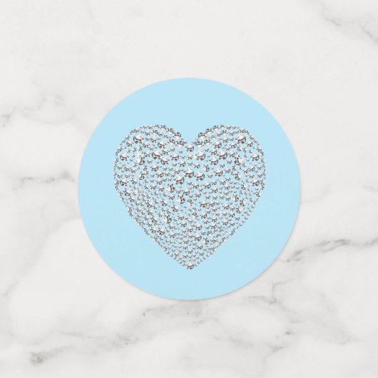 Ongebruikelijke  bruiloft op maat confetti (Kleine voorkant)