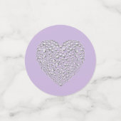 Ongebruikelijke  bruiloft op maat confetti (Kleine voorkant)