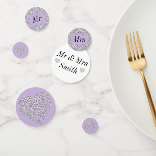 Ongebruikelijke  bruiloft op maat confetti (Groep)