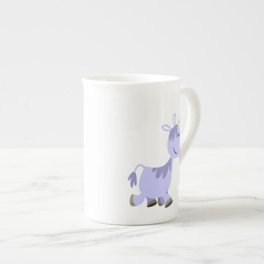 Ongebruikelijke Cartoon Unicorn Bone China Mok (Voorkant rechts)