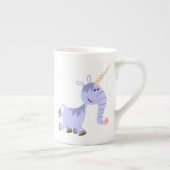 Ongebruikelijke Cartoon Unicorn Bone China Mok (Rechts)