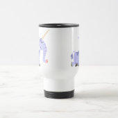 Ongebruikelijke Cartoon Unicorn Commuter Mok (Center)