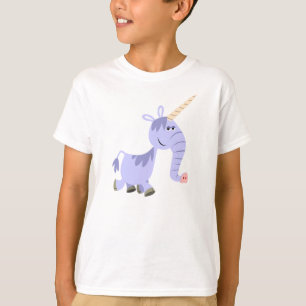 Ongebruikelijke Cartoon Unicorn Kinderen T-shirt