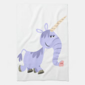 Ongebruikelijke Cartoon Unicorn Kitchen Towel Theedoek (Verticaal)