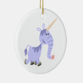 Ongebruikelijke Cartoon Unicorn Ornament (Rechts)