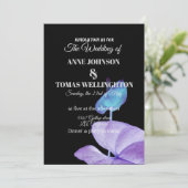 Ongebruikelijke Elegante, AangepasteBruiloft uitno Kaart (Staand voorkant)