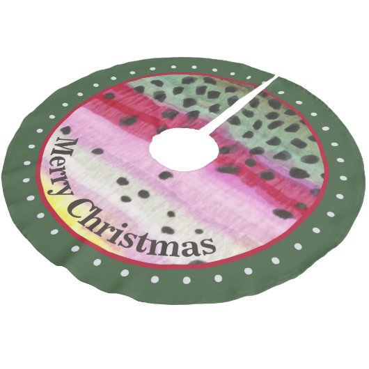 Ongebruikelijke forelvisserij kerstboom rok (Gekanteld)