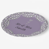 Ongebruikelijke  gepersonaliseerde borden voor bru papieren bordje (Gekanteld)