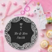 Ongebruikelijke gepersonaliseerde borden voor bru papieren bordje (Feest)