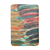 ongebruikelijke gestileerde herfstbladkleuren mode badmat (Voorkant Verticaal)