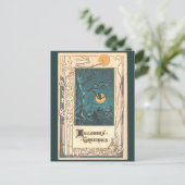 Ongebruikelijke Halloween Wenskaart Briefkaart (Staand voorkant)