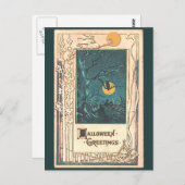 Ongebruikelijke Halloween Wenskaart Briefkaart (Voorkant / Achterkant)
