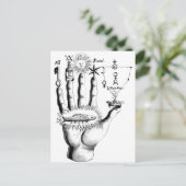Ongebruikelijke hand Sun Alchemy Steampunk Briefkaart (Staand voorkant)