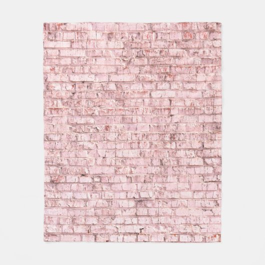 Ongebruikelijke heldere verzadigde abstracte roze fleece deken (Voorkant)