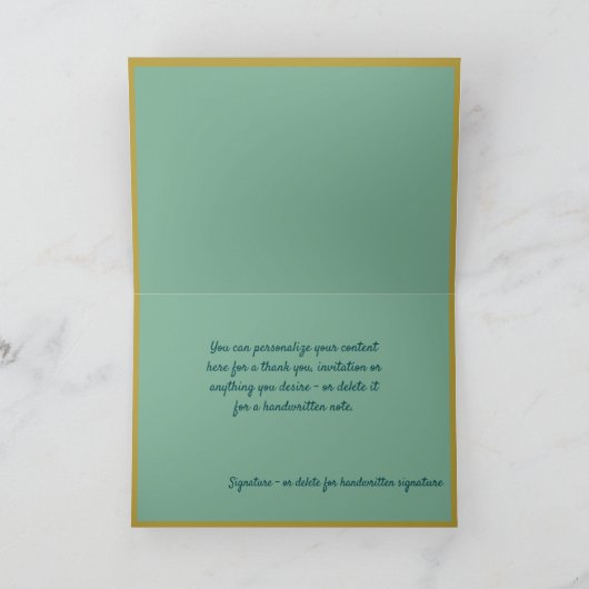 Ongebruikelijke kerstboomstructuur aangepaste fees kaart (Binnen)