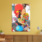 Ongebruikelijke kip lepel rust canvas afdruk (Insitu (Woonkamer))