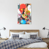 Ongebruikelijke kip lepel rust canvas afdruk (Insitu (Slaapkamer))