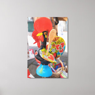Ongebruikelijke kip lepel rust canvas afdruk