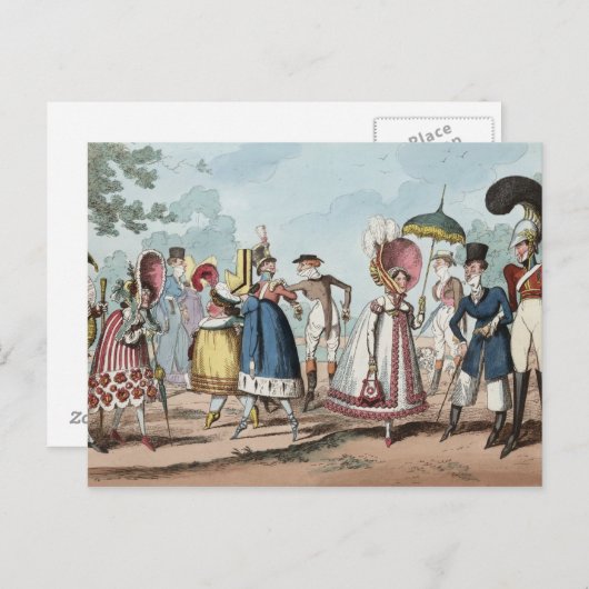 Ongebruikelijke Modes briefkaart (Voorkant / Achterkant)