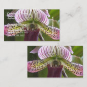 Ongebruikelijke Orchid Visitekaartjes (Voorkant / Achterkant)